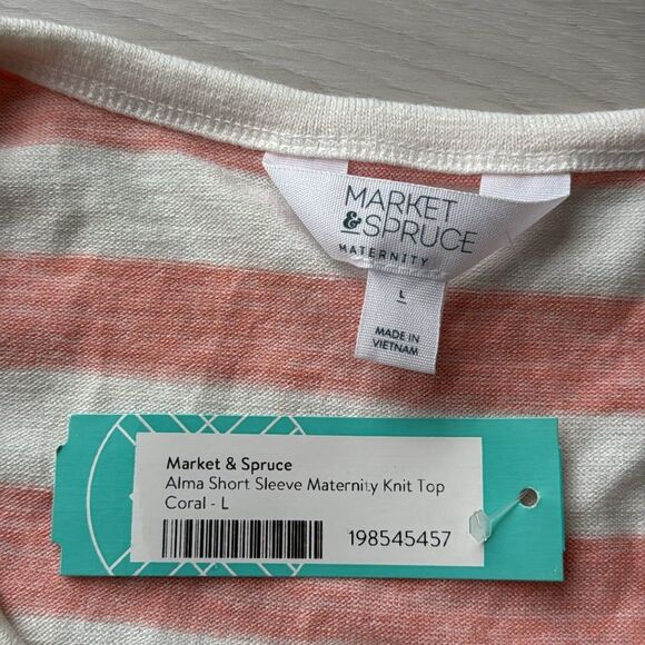 Market in Spruce Alma short sleeve maternity top‎ size L nwt stitch fix - Picture 3 of 3